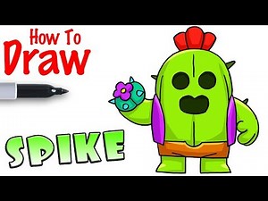 How to Draw Spike | Brawl Stars