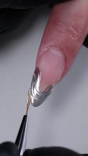 Chrome Powder Nail Art Tutorial