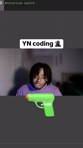 Arrion Knight | Computer Science on Instagram: "Using recursion to make a switch in Python #yncoding #coding #programmingmemes #computerscience #python"
