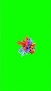 no copyright green screen color splash, color splash animation #shorts Video
