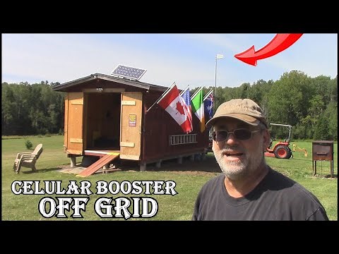 12v Cell Phone/Security Camera Signal Booster Setup For Off Grid Use.