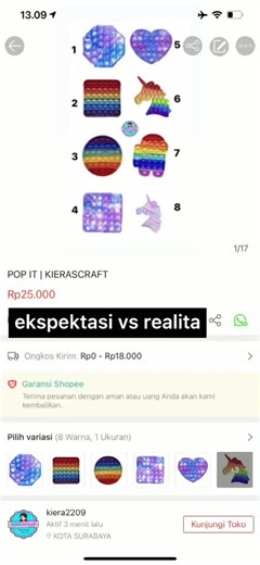 shopee: kiera2209 ig: kierascraft #fyp #fypシ #fypsounds #popit #fidget #fidgettoys