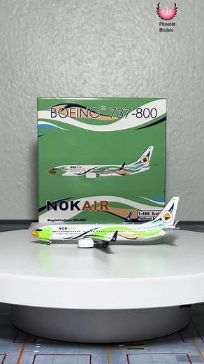 โมเดลเครื่องบินนกแอร์ Boeing 737-800