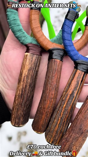 🚨 RESTOCK ON £70 antler sets 🚨 #deer #snow #gypsysling #slingshot #catapult