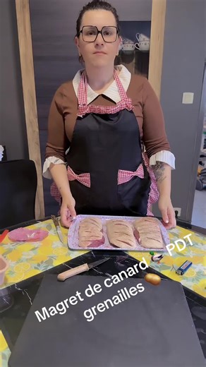 Magret de canard aux pommes de terre