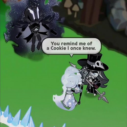 Salt Cellar Cookie And Charcoal Cookie Interaction #cookierunkingdom