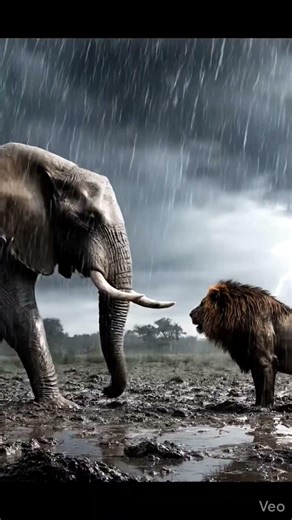 Lion vs Cheetah vs Elephant 🦁⚡🐘 | Jungle Warzone #shorts