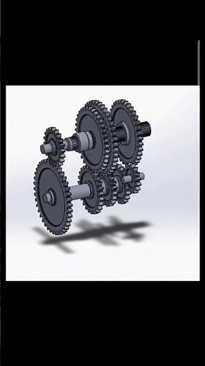 Gearbox Working | How Gearbox Works ? | Sliding Mesh Gearbox | Gearbox Animation