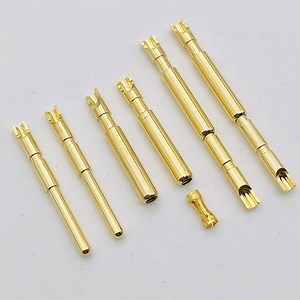 [Hot Item] Factory Produced High Quality Customization Connectors Contact Terminals Pins Brass Pogo Pin Spring Contact Pin