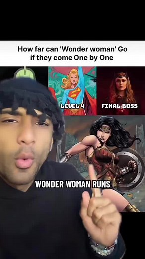 Wonder woman runs the gauntlet... #fyp | wonder woman
