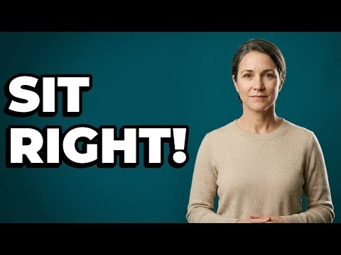 What Is The Correct Posture For Sitting Safely?