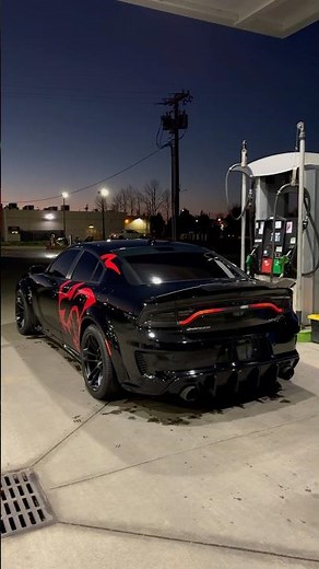 Hellcat Charger Start Up With New Taillights