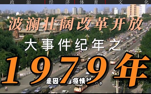 波澜壮阔改革开放大事件纪年之1979年
