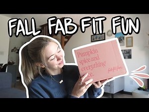 FAB FIT FUN UNBOXING! | fall box 2023