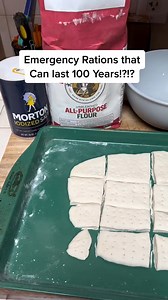 564K views · 8.2K reactions | Emergency rations last 100 years? #homemade #emergency #rations #hardtack #survival #survivaltips #prepping #prepper #fyp #foryou #howto #diy #diyproject #savings #Preparedness | Survival Nature Tips | Facebook