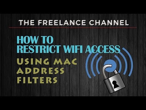 How to Setup Wifi Access With MAC Address filters