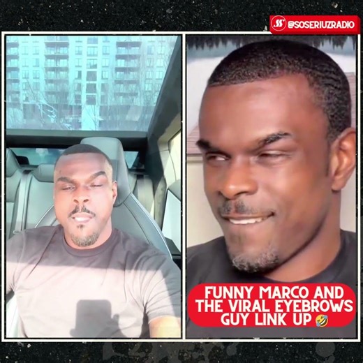 FUNNY MARCO AND THE VIRAL EYEBROWS GUY LINK UP!