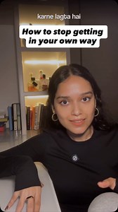 CA Harshitha Iyer on Instagram: "stop getting in your own way Self sabotaging, shadow self, limiting beliefs productivity, manifestation, self discipline, self awareness, self improvement, self mastery, self respect, self control, clarity, confidence, purpose, alignment, becoming her, that girl, that girl aesthetic, morning routine, daily routine, habits, mindset, mindset shift, goal setting, consistency, time management, personal growth, mental clarity, inner work, higher self, level up, vision