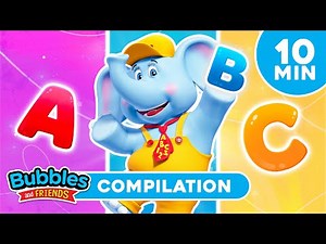 Letters and Phonics Compilation | Fun Phonics Songs with Bubbles and Friends