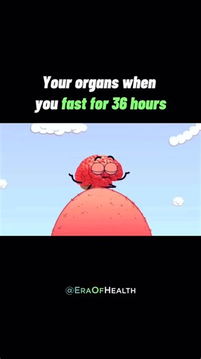 What happens inside your body when you fast for 36 hours. Credit: CasiCreativo English /YT Follow @eraofhealth for more health tips and facts ✅ ——— Disclaimer: The content on this page is for informational purposes only and not intended to diagnose, treat, or cure any medical condition or be considered medical advice from our side. Consult a physician / medical professional if you need health advice. | Eraofhealth