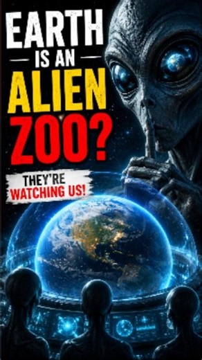 What If Earth Is Just An Alien Zoo? 👽#space #aliens #alienlife