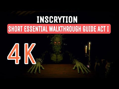 Inscryption Act 1 | Short Walkthrough Guide to all the Essential Room Puzzle | 4K 60fps