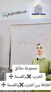 A set of multiplication and division facts ✖️ ➗ The relationship between multiplication ✖️ and di...