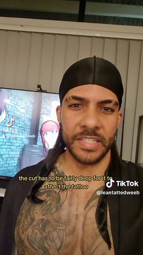 if deep enough it will damage #tattoos #ink #tatted #tattootiktok