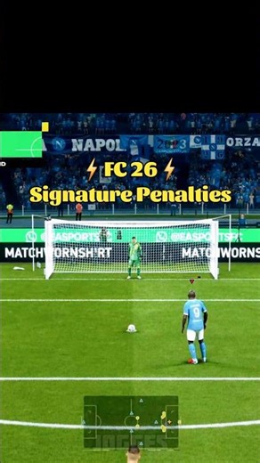 Signature Penalties in FC 26 😱🥶 #eafc26 #fc26 #shorts