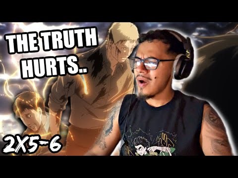 So THIS is AOT?! | Anime NOOB first time reaction | Attack on Titan 2x5-6
