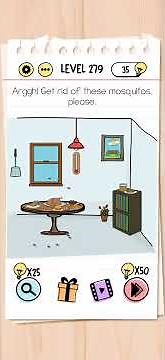 Brain Test Level 279 Walkthrough