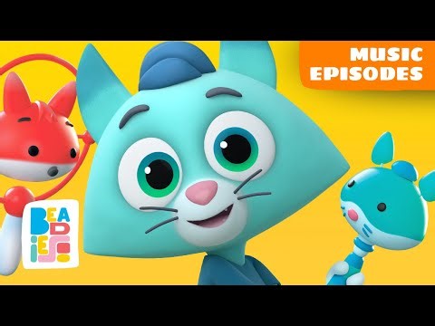 Beadies: Music episodes with Meowser 💚 Learning Cartoons for Kids