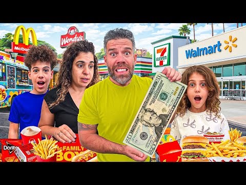 24 horas COMIENDO con SOLO $20!