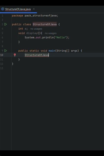 Structure Of Java Program #btech#java #exam #shorts #programming #students #btech #coding