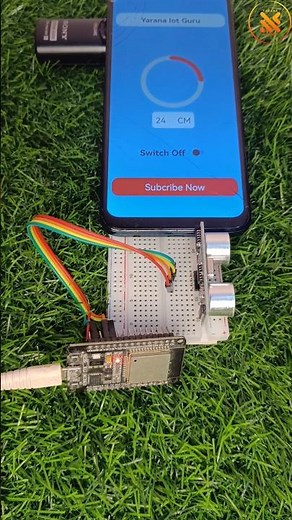 Creating Distance Measuring Using Ultrasonic sensor, Esp32, Firebase #diy #arduino #ytshorts#iot