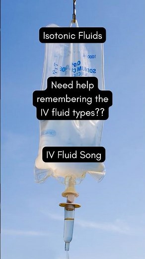 Isotonic Fluids Made Easy in 20 seconds #nursingschool #nursingstudents #nclexstudyguide