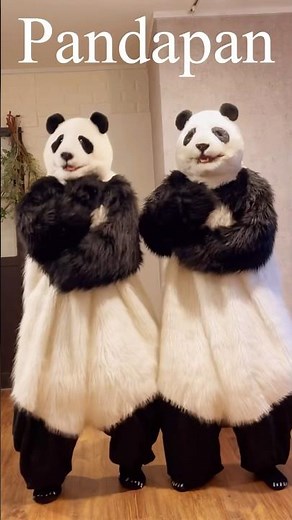 パンダパン、流行りのダンス踊ってみたหลวงพี่ #パンダ #ダンス #踊ってみた