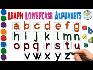Learn Lowercase Alphabets for Kids | a to z Alphabet Learning for Toddlers | Little Mango Kids