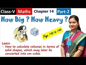 Chapter 14: How Big How Heavy- 2 Video Lecture | Class 5 crash course (Hinglish)