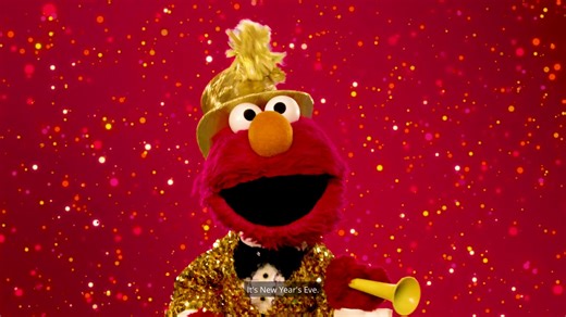 Happy New Year, everybody! Remember, party now and nap later! 😂🎉🎈🪩 | Elmo