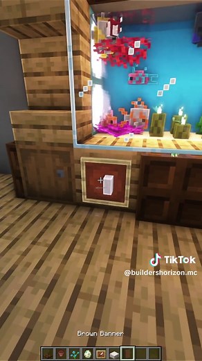 Easy Fish Tank Tutorial in Minecraft