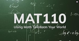 Introduction to MAT110