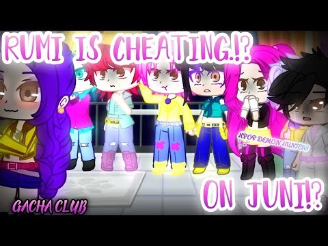 || RUMI IS CHEATING ON JINU.!? || FT. HUNTRIX & SAJA BOYS || KPOP DEMON HUNTERS || GACHA CLUB ||
