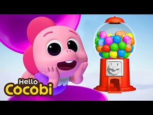 🌈Learn Colors with Gumball Machine | Education Videos For Kids | Hello Cocobi