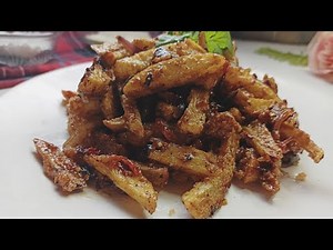 Chilli potato |simple and easy potato recipe | Makelifecious A
