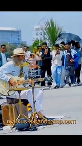 Street Concert in Addis Ababa - ‘Go Get Your Groove On’ #busker #busking #looping #africa | Markus K