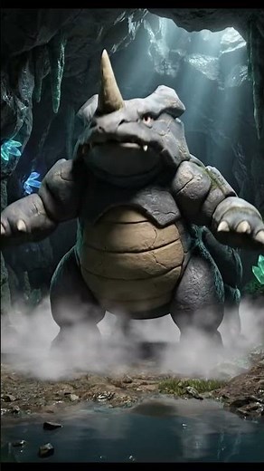 Rhyhorn Evolution #pokemon #pokedex #pokemonevolution #pokemonrealista