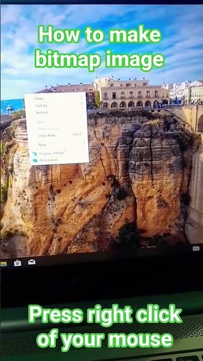 how to create bitmap image in computer center computer anant tricks easy easy easy subscribe and l