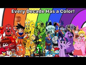 Every Decade Has a Colored Character! #cartoonnetwork