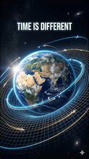 Time Moves Faster in Space (Real Science) #timedilation #relativity #shorts